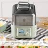 BUYDEEM A501 Stackable Double Tier for Electric Food Steamer, with 18/8 Stainless Steel Tray & Handles, Suitable for G563 One-Touch Vegetable Food Steamer, 11 * 4 Inch(G553 – 5 quart)