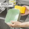 BUYDEEM Ceramic Food Storage Container with Airtight Lid, 28 oz Bento Lunch with Airlock Lid, Stackable Bento Box Microwaveable, Reusable and Dishwasher Safe, for Office Work and Travel, Cozy Greenish(Mellow Yellow)