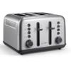 BUYDEEM DT620 2-Slice Toaster, Extra Wide Slots, Retro Stainless Steel with High Lift Lever, Bagel and Muffin Function, Removal Crumb Tray, 7-Shade Settings,Cozy Greenish(Retro Silver)