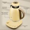 BUYDEEM K740 Electric Kettle with Temperature Control, 12H Keep Warm, Quick Boil, Stainless Steel Hot Water Boiler for Tea Coffee Milk, 1.7L, Mellow Yellow(Mellow Yellow)