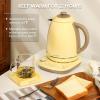 BUYDEEM K740 Electric Kettle with Temperature Control, 12H Keep Warm, Quick Boil, Stainless Steel Hot Water Boiler for Tea Coffee Milk, 1.7L, Mellow Yellow(Mellow Yellow)