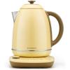 BUYDEEM K740 Electric Kettle with Temperature Control, 12H Keep Warm, Quick Boil, Stainless Steel Hot Water Boiler for Tea Coffee Milk, 1.7L, Mellow Yellow(Mellow Yellow)